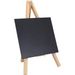 Ardoise de table et chevalet - 24 x 15 cm - securit