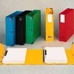 Arianex - classeur 4 anneaux d double dos 80 mm - a4 a l'italienne a fermeture pression innovation - ...