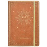 Artfan lign - carnet d'criture classique en papier epais de qualit suprieure en similicuir avec poche ...