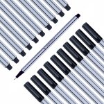 Asfasfq - 10 fineliners noirs - pointe fine de 0, 4 mm - pointe fibre métallique - feutres pour une ecriture, ... Asfasfq - 10 fineliners noirs - pointe fine de 0, 4 mm - pointe fibre métallique - feutres pour une ecriture, ...