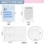 Asfasfq - lot de 100 enveloppes saving challenge - avec enveloppes - reliure challenge - format a5 - ... Asfasfq - lot de 100 enveloppes saving challenge - avec enveloppes - reliure challenge - format a5 - ...