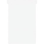 Asfasfq - lot de 100 fiches t pour planning, indice 4, blanc, 2004002