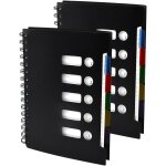 Asfasfq - 2 pcs cahier spirale a5, carnet a spirale a5 avec intercalaires carnets de notes 150 feuilles ...