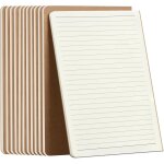 Asfasfq - a5 cahiers ligns kraft 60 pages par bloclot of 12 blocs carnet de notes80 gsmbloc note ...