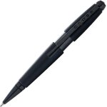 Asfasfq - cross edge stylo roller (epaisseur de trait m, couleur de l'encre : noir, rechargeable, avec ...