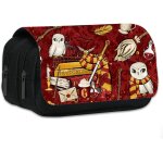 Asfasfq - doyomtoy cartables et sacs a dos > trousses a crayons, noir / rouge, trousse a crayons pour ...