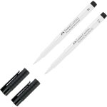 Asfasfq - faber - castell pitt artist pen stylo a encre de chine avec mine de 1, 5 mm et pointe pinceau ...