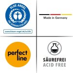 Asfasfq - intercalaires recyclés, lot de 100, 5 couleurs, perforés - certifiés ange bleu, pour format ... Asfasfq - intercalaires recyclés, lot de 100, 5 couleurs, perforés - certifiés ange bleu, pour format ...