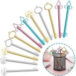 Asfasfq - lwzko 12 pices stylo gel en forme cl, stylos gel cratifs en forme cl, plastique stylos ...