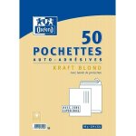 Asfasfq - oxford lot de 50 enveloppes autoâ¿adhésives 22, 9x32, 4cm papier kraft 90g blond Asfasfq - oxford lot de 50 enveloppes autoâ¿adhésives 22, 9x32, 4cm papier kraft 90g blond