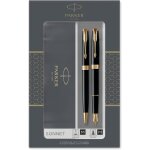 Asfasfq - parker sonnet duo coffret - cadeau avec stylo bille et stylo plume (pointe or 18 carats) finition ...