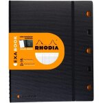 Asfasfq - rhodia 132151c - cahier d'organisation rechargeable exabook noir a4 + - grands carreaux seys ...