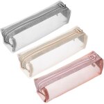 Asfasfq - tiesome lot de 3 sacs en maille pour pinceaux de maquillage, petites trousses esthtiques en ...