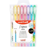 Asfasfq - uni - ball mitsubishi pencil - 8 stylos rollers encre gel signo - stylos couleurs pastel - ...