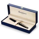Asfasfq - waterman carne black sea stylo plume noir ultra - brillant avec clip dor a lor 23 k plume ...