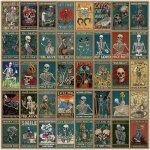 Autocollant, 50 pcs dautocollants vinyles impermables, stickers graffiti pour tlphones portables, ...