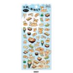 Autocollants animaux adorables, 1 feuille, matriel de dcoration pour enfants, dinosaure, pingouin, ...