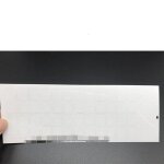 Autocollants pour clavier transparent russe, etiquette alphabet, noir et blanc, pour ordinateur pc, protection ...