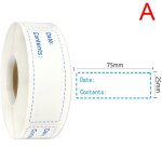 Autocollant de cuisine en rouleau, 150 pi�ces, r�frig�rateur, cong�lateur, conservation des aliments, ...