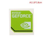 Autocollant dcoratif nvidia gtx geforce pour ordinateur portable, 5 pices / ensemble, nouvelle etiquette ...