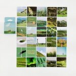 Autocollant dcoratif a paillettes dores, 45 pices / bote, lumire et ombre, pour journal d'art