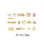 Autocollant d�coratif en papier fruits, etiquette scrapbook, dessin anim�, en - cas, kawaii, pour agenda, ...