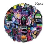 Autocollants graffiti adh�sifs tendance, pour casque de piano, pare - chocs de v�lo, r�frig�rateur, 50x ...