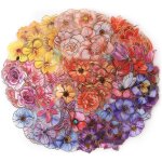 Autocollants pour journal, 240 pices stickers vinyles pour smartphone macbook, fleurs et papillons d'or ...