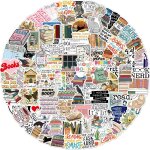 Autocollants de livres, 100pcs autocollants de citation de motivation de lecture, autocollants esthtiques ...