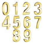 Autocollants de numros de maison et de porte, etiquettes autocollantes 0 a 9, pour bote aux lettres, ...