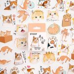 Autocollant en papier de dessin anim� baleine plan�te, etiquette scrapbook d�coratif kawaii pour journal ...