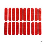 Autocollants r�fl�chissants pour trottinette electrique, 20 pi�ces, accessoires de s�curit� pour xiaomi ...