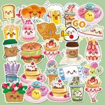 Autocollants de rideau a main de style sud - cor�en ins, etiquette de d�coration, motif de collations ...