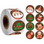 Autocollants de sceau de thme de nol pour la cuisson de cadeaux de bricolage, dcoration d'enveloppe ...