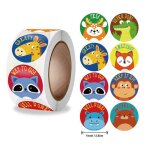 Autocollants de scellage d�coratifs �triste chien cerf�, 300 pi�ces, autocollant de scellage esth�tique, ...