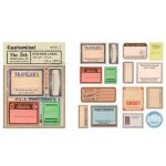 Autocollants timbres vintage japonais, etiquette personnalise rtro, faite a la main, pour les voyageurs ...