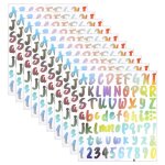 Autocollants en vinyle pour bo�te aux lettres, etiquette autocollante, 22x20x0. 5 cm, 10 feuilles