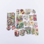 Autocollant washi rétro pour magazines, paquet de 40 pièces, plante mignonne, pour jardin, matériel de ... Autocollant washi rétro pour magazines, paquet de 40 pièces, plante mignonne, pour jardin, matériel de ...