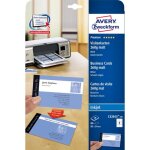 Avery c32015 - 10 carte de visite jet d'encre papier 80 pi�ces