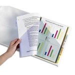 Avery double pochette intercalaires plastiques 6 touches a onglets personnalisables format maxi 05621501 ...