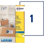 Avery etui de 15 etiquettes a4 199, 6 x 289, 1 mm blanc