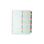 Avery r�pertoire alphab�tique 20 touches . en carte blanche, onglets plastifi�s de couleur. format a4. ...