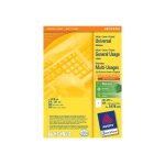 Avery zweckform 3478 - etiquettes en papier polyvalentes adhsives permanentes - blanc - a4 (210 x 297 ...