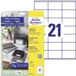 Avery - zweckform 3481 - 10 etiquette universelles 70 x 41 mm papier blanc 210 pc(s) fixation permanente ...