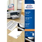 Avery zweckform lot de 5 etuis 350 cartes 170g etagères porte - etiquettes 105 x 38 mm blanc Avery zweckform lot de 5 etuis 350 cartes 170g etagères porte - etiquettes 105 x 38 mm blanc