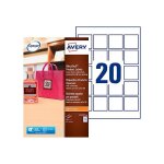 Avery zweckform boite de 400 etiquettes blanches pour codes qr 45 x 45mm