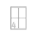 Avery / zweckform - l4774 - 20 - etiquettes r�sistantes aux intemp�ries contenu: 80 etiquettes sans bord, ...