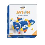 Avion en perles a repasser - avec 360 perles, des modles, 1 feuille de papier cuisson et 1 plaque pour ...