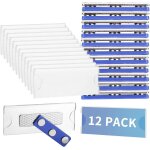 Badge aimant, 12 pices badge nom aimant, badge personnalisable, badges porte carte aimante personnalis, ...