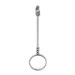 Bague vintage en mtal pour hommes et femmes, porte - bague, clip de doigt, mince, accessoires pour fumeurs, ...